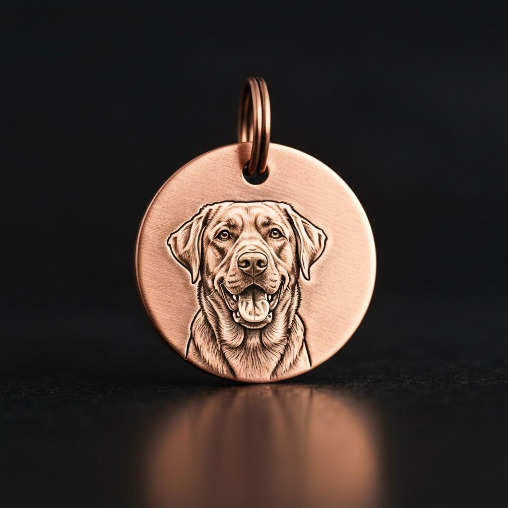 Адресник ручной работы